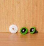 Глаза для игрушек - хрустальные - 10мм Глаза Кошки зеленые