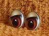 Глаза для игрушек - рисованные ГО-25-44л Глаза овальные 25мм