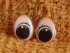 Глаза для игрушек - рисованные go-25-7л8л Глаза овальные