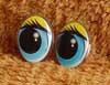 Глаза для игрушек - рисованные ГО-30-18 Глаза овальные 30мм