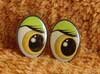 Глаза для игрушек - рисованные ГО-30-58 Глаза овальные 30мм