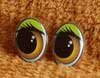 Глаза для игрушек - рисованные ГО-35-12з Глаза овальные 35мм