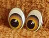 Глаза для игрушек - рисованные ГО-35-43 Глаза овальные 35мм