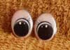 Глаза для игрушек - рисованные ГО-35-7л8л Глаза овальные 35мм
