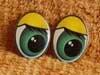 Глаза для игрушек - рисованные ГО-45-42 Глаза овальные 45мм