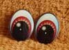 Глаза для игрушек - рисованные ГО-45-52 Глаза овальные 45мм