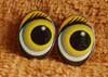 Глаза для игрушек - рисованные ГО-45-55 Глаза овальные 45мм