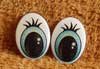 Глаза для игрушек - рисованные ГО-45-68 Глаза овальные 45мм