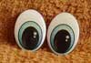 Глаза для игрушек - рисованные ГО-45-70 Глаза овальные 45мм