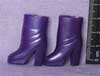 Обувь для Барби. DS11 Сапоги для Барби фиолетовые