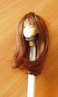 Кукольный парик ручной работы, марки ELITE - А2110-340 (13-15см)
