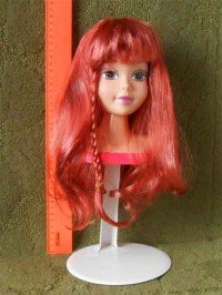Кукольный парик марки ЛЮКС - BL-008 - ROZ (23-25см)