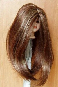 Кукольный парик ручной работы, марки ELITE - А2128-KB33/KN20 (15-17cm)