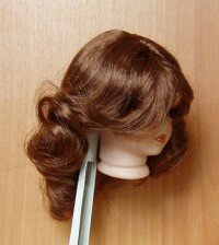 Кукольный парик ручной работы, марки ELITE - А2136-30 (15-17см)